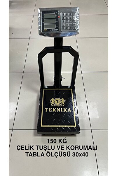 Teknika KORUMAL I 150 Kg Hassasiyetli Dijital Elektronik Terazi Kantar Katlanabilir Gövdeli Terazi