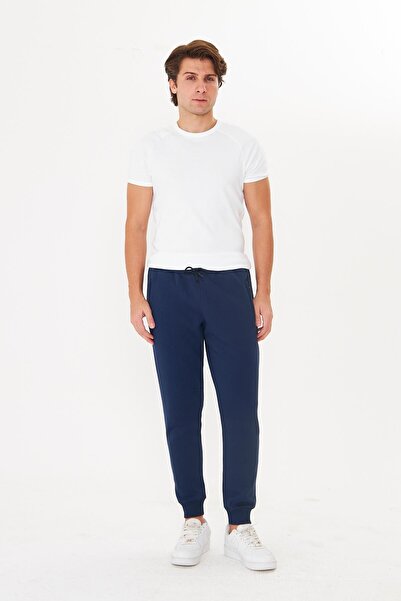 Marco Ferry Men's Winter 3 Thread Sweatpants Indigo 5464-İ