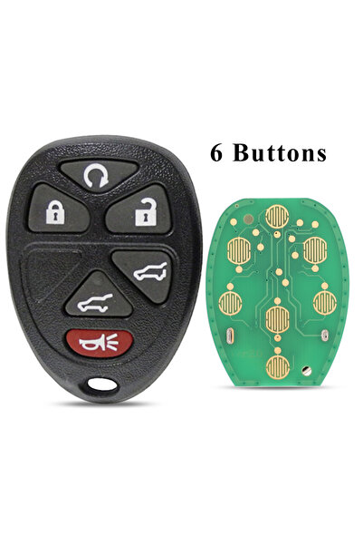 jingyuqin 6Button SUV Remote key KOBGT04A 315Mhz For Chevrolet Captiva HHR Up...