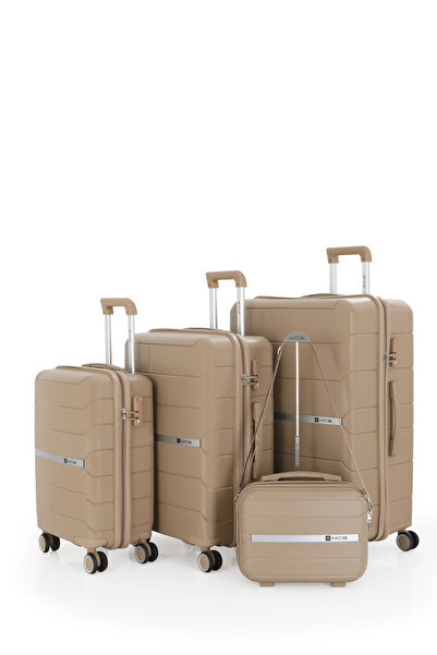 MÇS Mçs Polipropilen 4'lü Valiz Seti V366