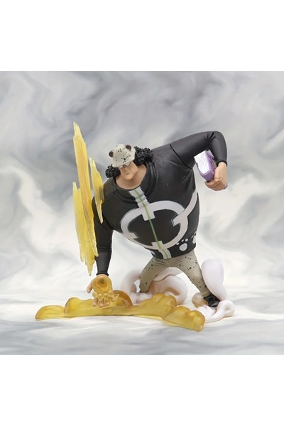 Miniso D1 No box Hot Bandai 10CM One Piece Anime Figure Luffy Tyrant Bear Anime Statue Action Figure Pvc Mo