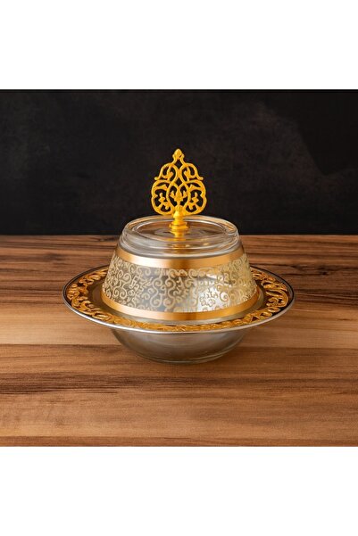 Byblos Tamreya With Date Cover And Sweets Made Of Glass And Turkish Manufacture