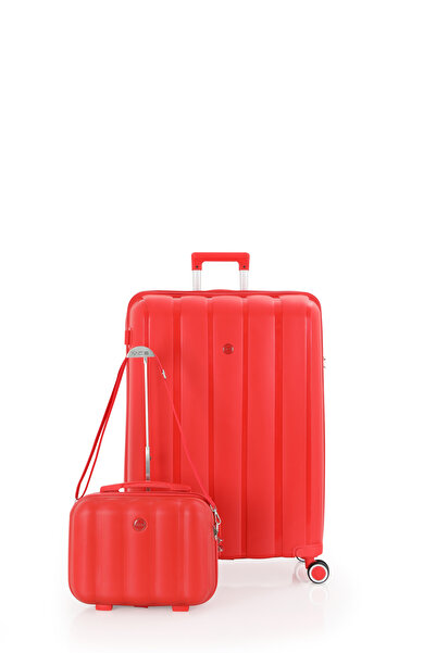 MÇS Polipropilen 2'li Valiz Seti Büyük & Makyaj V305