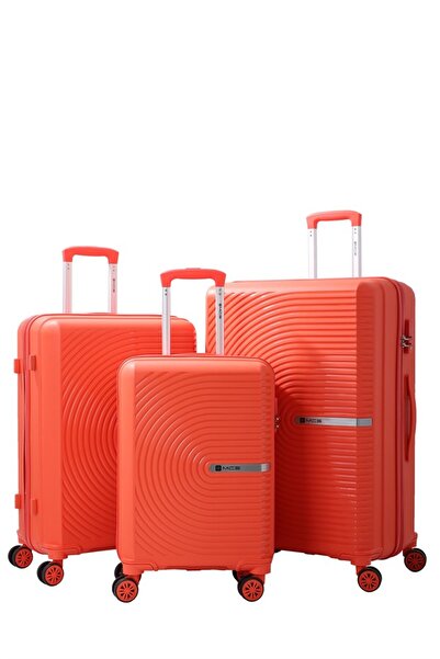 MÇS Mçs Üçlü Polipropilen Valiz Seti V374