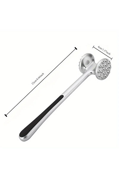 Choice Clear Heavy-duty Stainless Steel Meat Tenderizer Hammer, Featuring A Multifunctional Design - Made o
