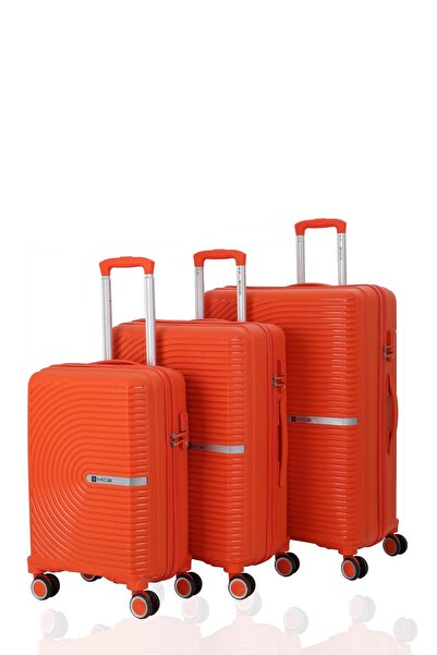 MÇS Mçs Üçlü Polipropilen Valiz Seti V374