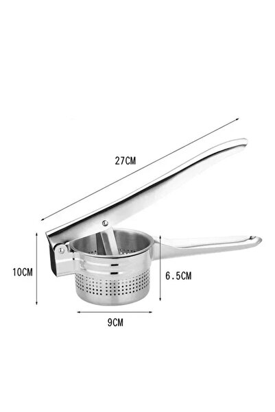Choice Side hole style Masher RicerPress Mashed Potatoes Stainless Steel Crushing Puree Fruit Vegetable Squ