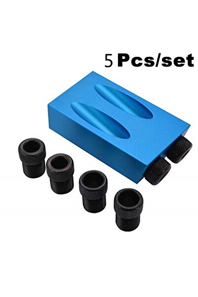 Choice 5 قطع من براغي الجيب ذات الفتحة 15 درجة، مجموعة أدوات النجارة، أدلة النجارة، وصلات