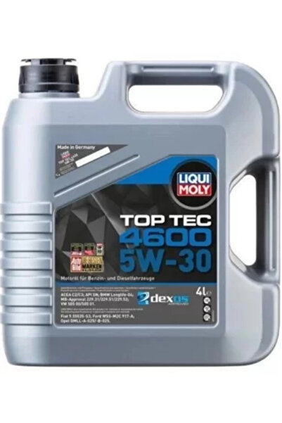 Liqui Moly 5w/30 3763 Top Tec 4600 4lt (DİZEL & BENZİNLİ) 2025 Ürt.trh