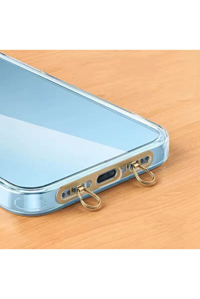 Choice قطعتان من الذهب الجديد، طوق معدني رفيع للغاية لتعليق الهاتف، رقعة من ا...