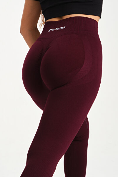 gymhams Plum Sculpta Series (High Recovery) Hip Gathering Shaping Push up Women's Sports Leggings