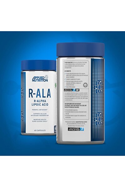 applied nutrition R-Alpha Lipoic Acid 300mg - 60 Vegetable R ALA Capsules - More Potent