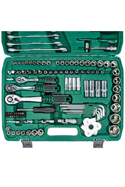 ulubag 121-piece Chrome Vanadium tool set with professional socket wrenches
