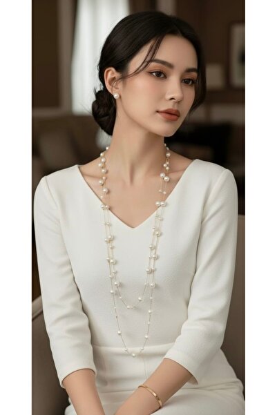 TUHAM AKSESUAR AYDİLGE İNCİ KOLYE