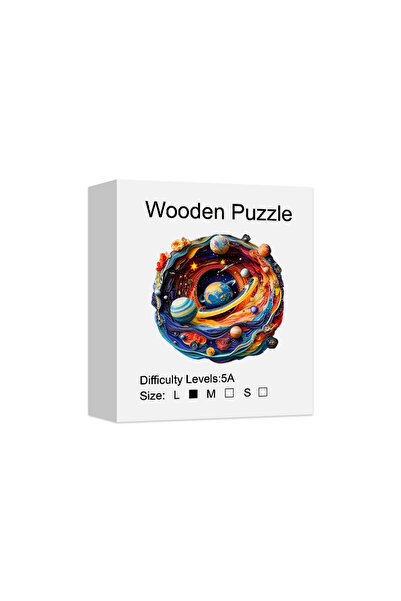 Choice لغز خشبي على شكل كوكب فضائي، ألعاب ألغاز عالية الصعوبة، تدريب التركيز ...