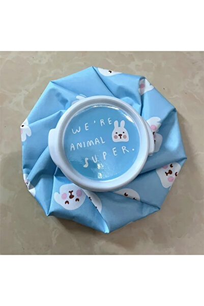 Choice Blue Cute Cartoon Cold & Hot Compress Bag for Repeated Use in Household Hot Water Bag Exercise Physi