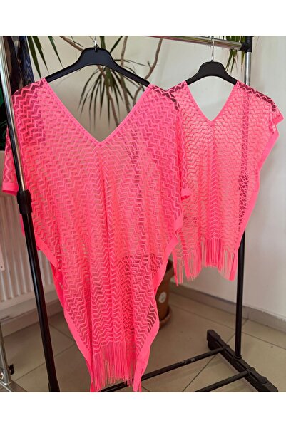 Bysenby Bysen Double Mila Σετ Μητέρα-Κόρη Φόρεμα παραλίας Pareo