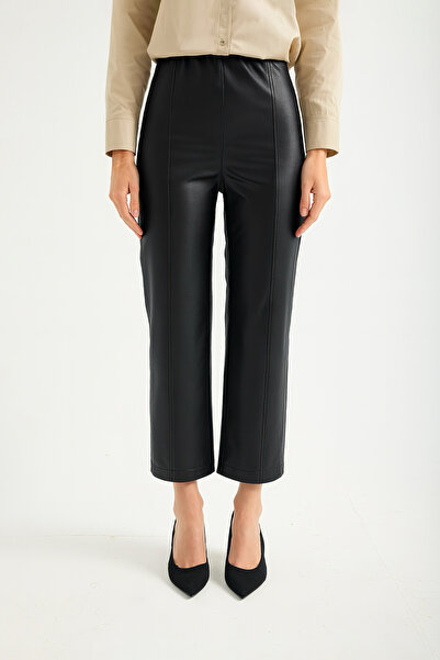 Masha Kate Faux Leather Trousers
