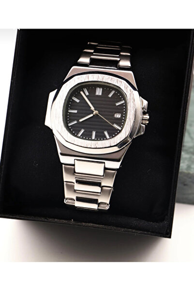 OLEVS PA%TEX MODEL EŞREF TEK RÜYA YENİ SEZON ÇELİK ERKEK KOL SAATİ