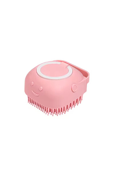 Choice pink New Bath Massage Brush Bathroom Multifunctional Puppy Big Dog Cat Soft Safety Silicone Pet Acce