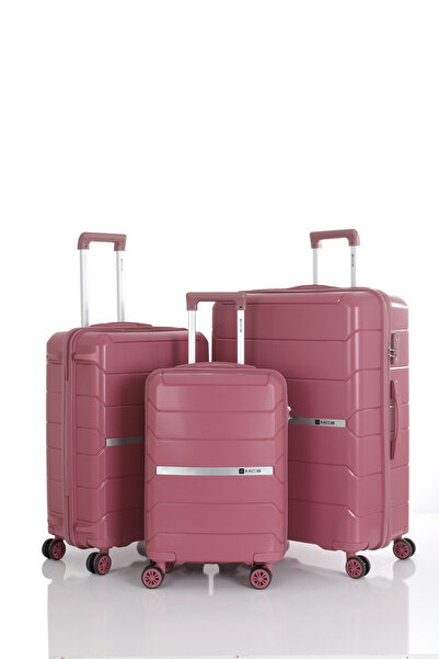 MÇS Mçs Üçlü Polipropilen Valiz Seti V366