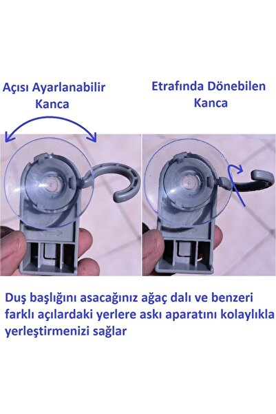 ithalalem Portatif Kamp Duşu Kaliteli ve USB Şarjlı Damacanaya girebilen Araç Karavan her yerde