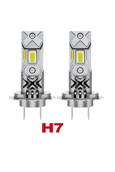 Choice 120000LM H7 2pcs 30000LM H4 LED Headlight Bulbs Canbus HKit H7 Mini Wi...