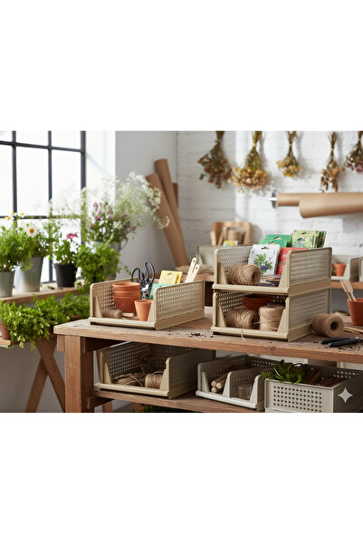 MR.PRATİC 3 Adet Çok Amaçlı Kayar Raf Dolap Içi Fonksiyonel Hareketli Raf Kat...