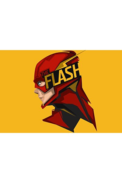 Zumzeria Αφηρημένο Έργο Τέχνης The Flash σε καμβά Tablou, 80x50εκ.