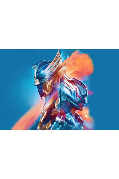 OEM Poster Thor Dragoste și Tunet Ilustrat, 61x90cm, poster1126, Zumzeria