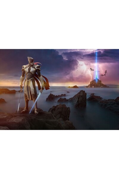 Zumzeria Tablou Canvas Kanan A Lost Swordsman, 80x50cm, tablou931, Zumzeria ®