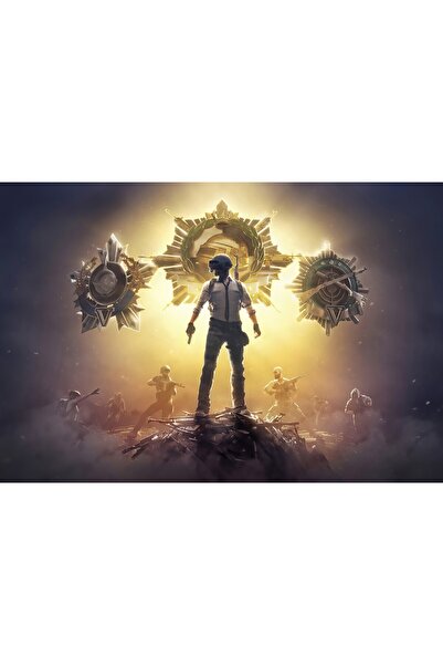 Zumzeria Tablou pe pânză PUBG Conqueror, 80x50cm,