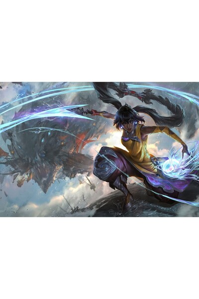 Zumzeria Tablou Canvas League Of-legends Champion Nilah Splash Art, 80x50εκ.,...