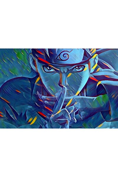 Zumzeria Pictură pe pânză Naruto Konoha Paint, 80x50cm,