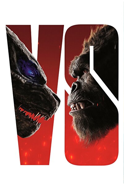 Zumzeria Tablou Canvas Godzilla Vs Kong Promo, 80x50cm, ®