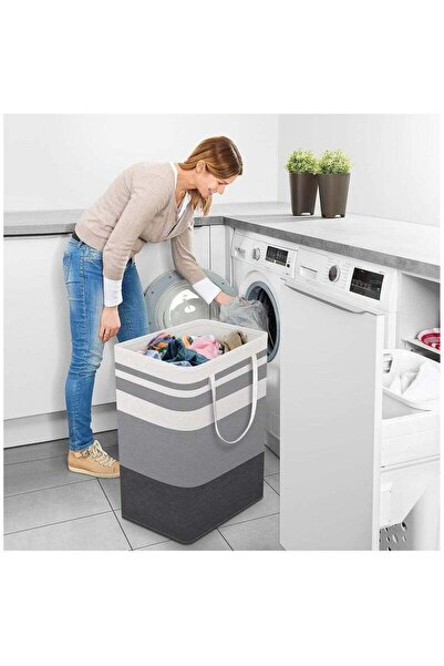 Generic 2 Pack Laundry Basket, Collapsible Laundry Bag with Easy Carry Handles, Freestanding Laundry