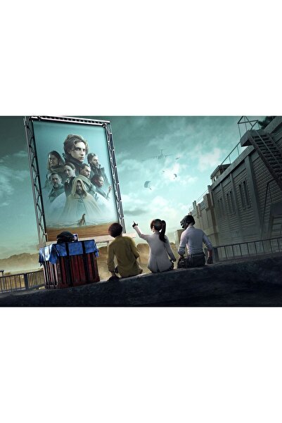 Zumzeria Pictură pe pânză Pubg X Dune, 80x50cm, tableou1606,