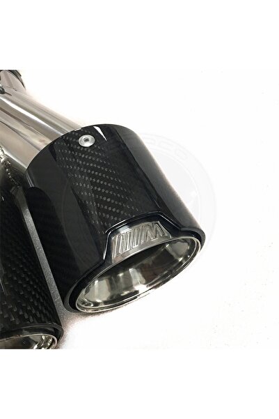 Akrapovic AKRAPOVİÇ Akrapoviç egzoz ucu parlak karbon bmw m logolu 90mm 4 lü sağ sol