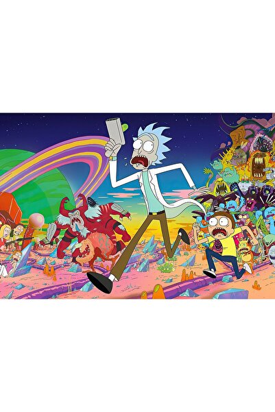 Zumzeria Καμβάς Tablou Rick And Morty Adventures V2, 80x50εκ.,