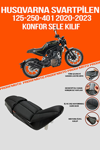 PROOFMOTO Husqvarna Svartpilen 250 (2020 - 2023) Comfort Saddle Cover