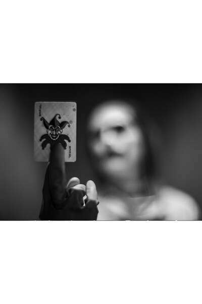 Zumzeria Tablou Canvas Joker Card, 80x50cm, ®
