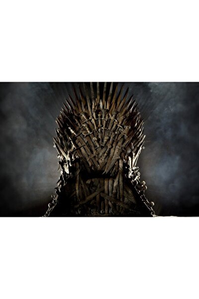 Zumzeria Tablou Canvas Game Of Thrones Tronul de Fier, 80x50cm, Zumzeria ®
