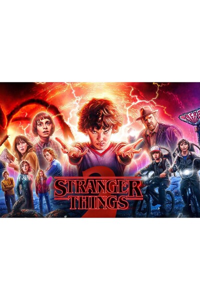 Zumzeria Tablou Canvas Stranger Things Σεζόν 2 2017 Τελευταίο, 80x50εκ., tabl...