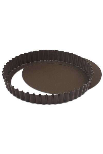 pasta cumhuriyeti Tart Kalıbı Yuvarlak Çıkma Tabanlı 30 cm
