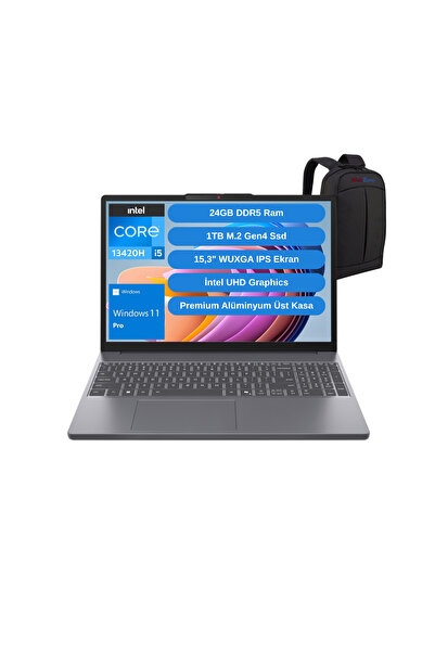 LENOVO IP Slim 3 14IRH10 Intel Core i5 13420H 24GB 1TB SSD 15.3" W11P Laptop ...