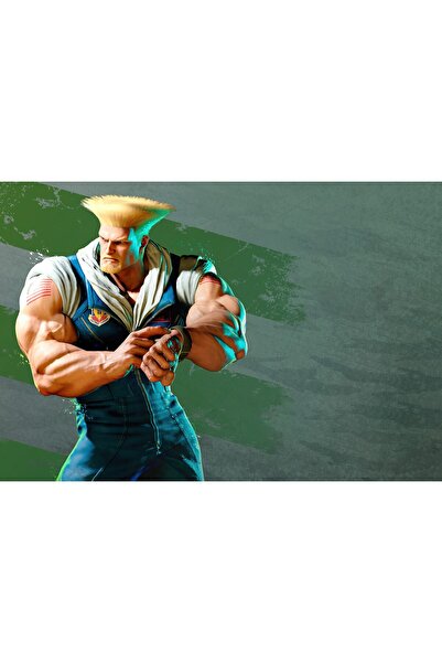 Zumzeria Tablou Canvas Street Fighter 6 Guile, 80x50cm, tablou1328, Zumzeria ®