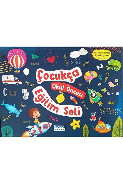 Düşünme Yeteneği Yayınları Çocukça Okul Öncesi Eğitim Seti (60 Ay ve Üzeri)
