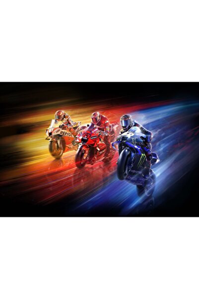 Zumzeria Πίνακας σε καμβά Moto Gp 2022, 80x50εκ., tableou555,