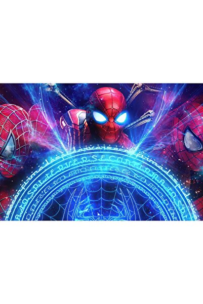 Zumzeria Tablou pe pânză Spiderverse Supereroi, 80x50cm, tableou1176,