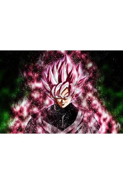 Zumzeria Πίνακας σε καμβά Dragon Ball Super Ssr Μαύρος, 80x50εκ., tableau1312,